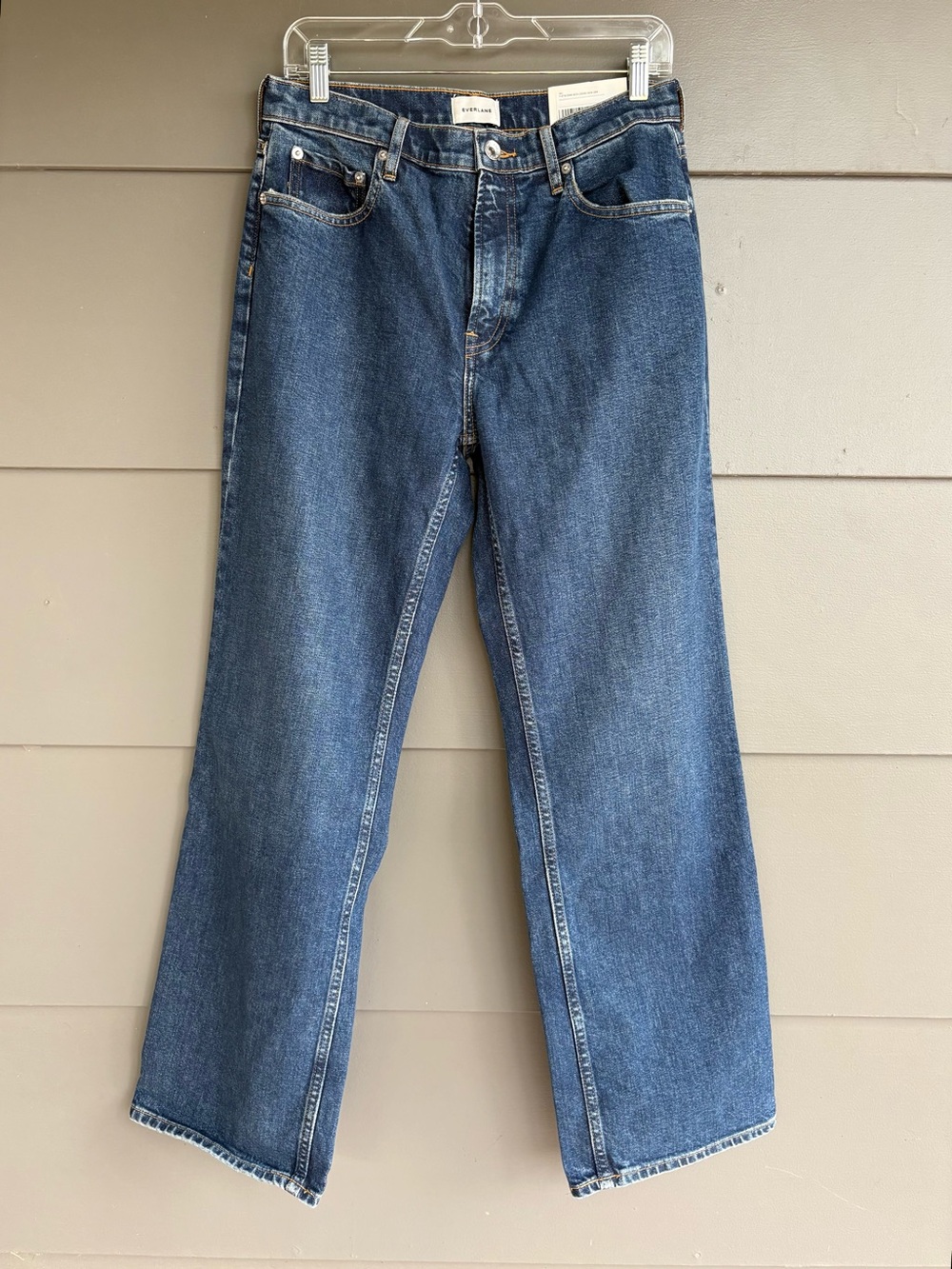 Everlane The 90’s Forever Jean Dark Indigo Wash NWT - Picture 4 of 16